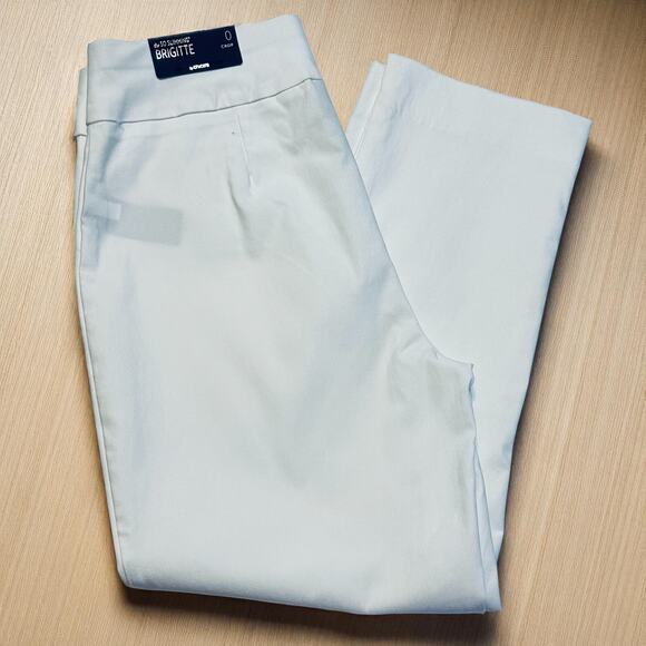 Chico’s So Slimming Brigitte Slim Leg Crop Pants Alabaster White Size Small NWT - Picture 6 of 7
